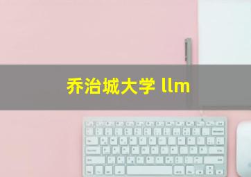 乔治城大学 llm